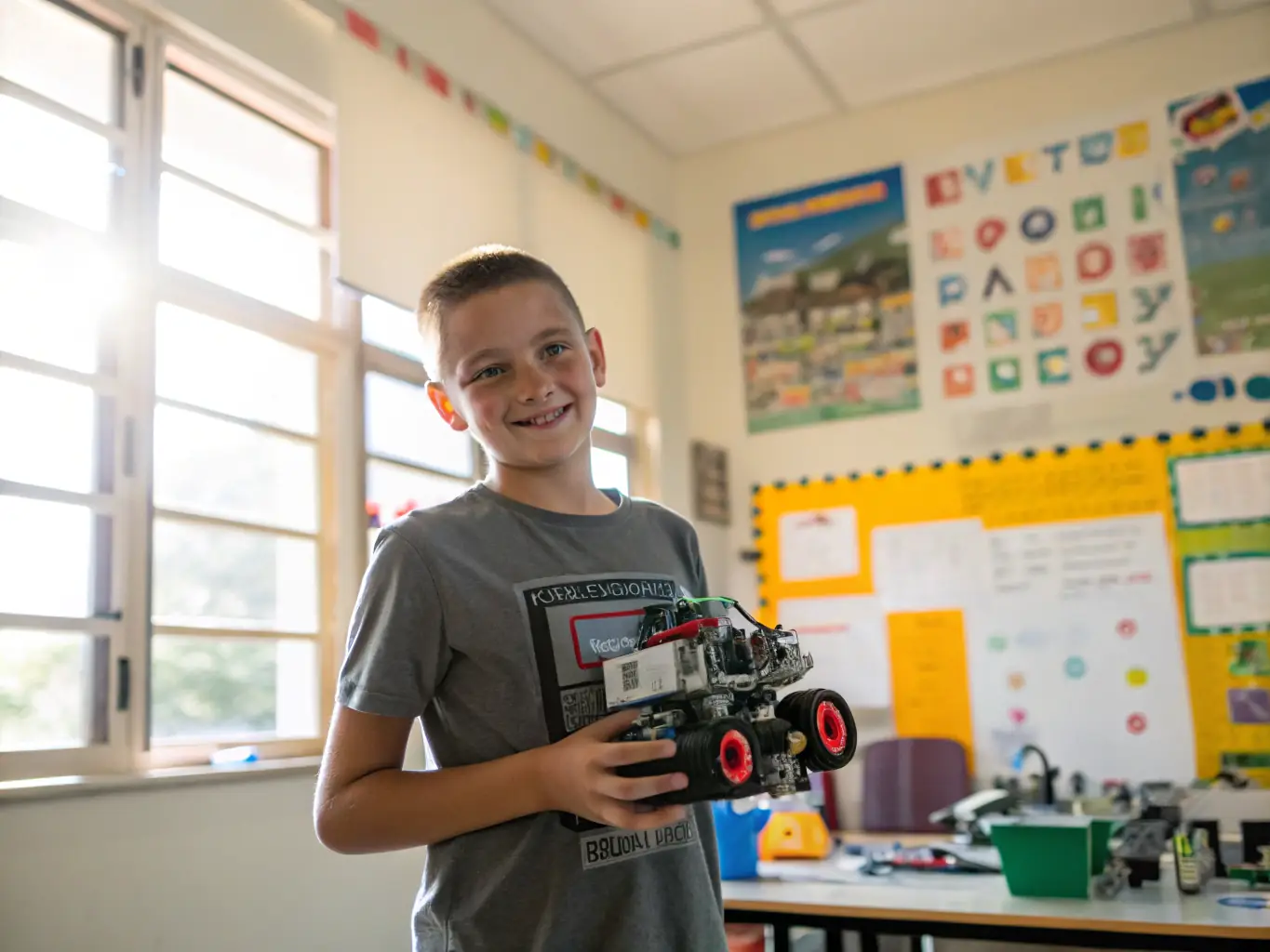 A student-led project showcasing an autonomous line-following robot, demonstrating sensor integration and control algorithms.
